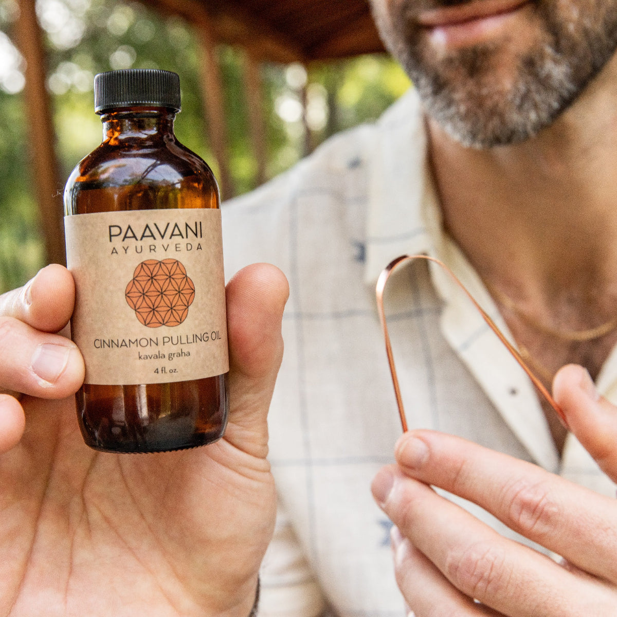 Cinnamon Oral Care Ritual | Ayurvedic Oil Pulling & Tongue Cleaning