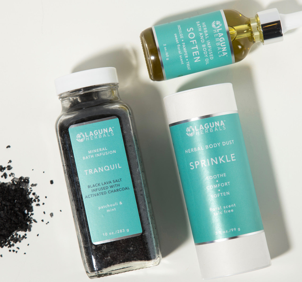 Activated Charcoal Detox Bath Set