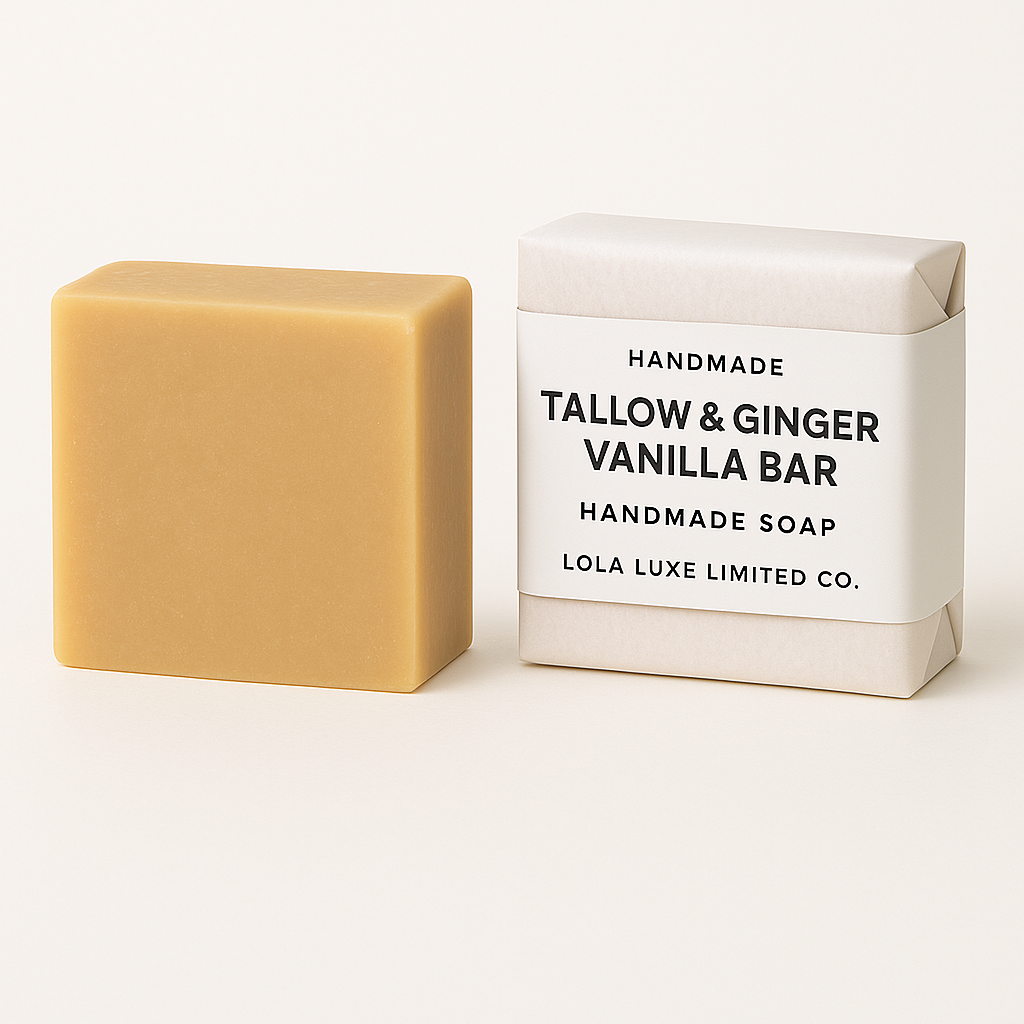 Tallow & Ginger Vanilla Bar